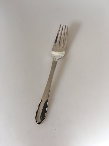 Georg Jensen Sterling Silver Beaded Dinner Fork No 002