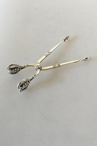 Georg Jensen Sterling Silver Ornamental Sugar Tongs