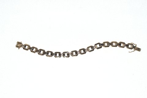 Bracelet with 5 Diamonds 14 Karat Gold Rosa