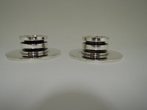 Georg Jensen
 Sterling (925)
 Candlesticks
 Design: Harald Nielsen
 model 747