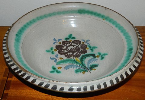 Pottery bowl from Stettin i 19th century
