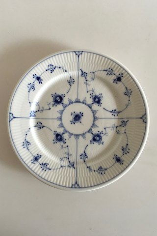 Royal Copenhagen Musselmalet Riflet  Frokosttallerken, Tyk Kant No 329