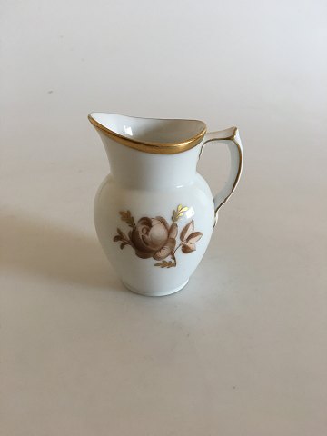 Royal Copenhagen Brown Rose Creamer No 9179