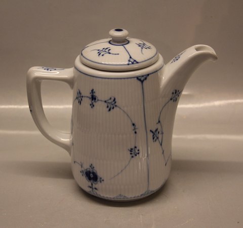 Kongelig Dansk Porcelæn Musselmalet Hotel 2217-1 Kaffekande ca 20 cm