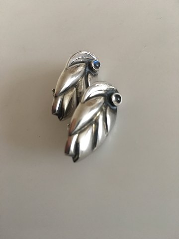 Georg Jensen Sterling Sølv Ole Kortzau Øreringe No