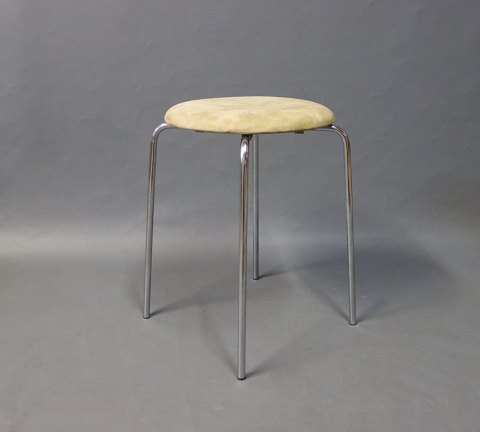 Dot Skammel -  ruskind - Model 3107 - Arne Jacobsen - Fritz Hansen - 1950