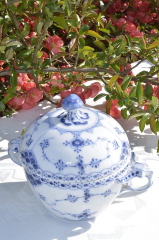 Royal Copenhagen  Blue fluted half lace Sugar Bowl 606