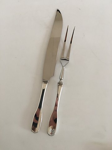 Hans Hansen "Susanne" Carving Set in Sterling Silver and Steel