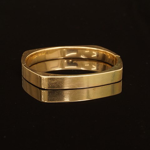 Jos. Kahn, Copenhagen: Bangle, 14kt Gold. W: 
22,1gr