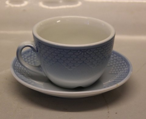 0748 Stor Morgenkop Kaffekop 6.5 x 10 cm (1024) Bing & Grøndahl  Blå tone eller 
musling Hotelporcelæn