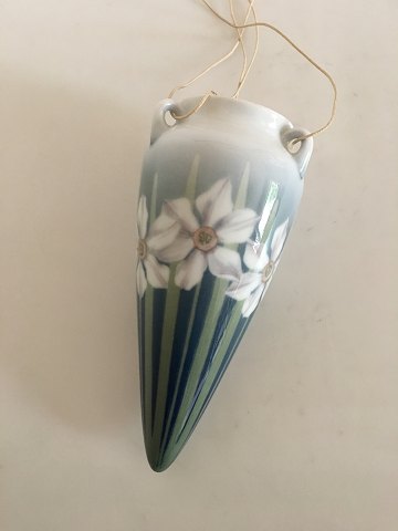 Bing & Grondahl Art Nouveau Hanging Vase by Clara Nielsen  No. 599/23