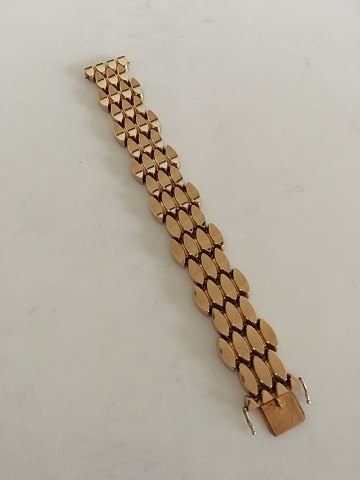 Georg Jensen 18K Gold Arno Malinowski Bracelet No 1126