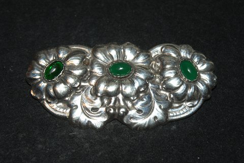 Broche i Jugendstil sølv