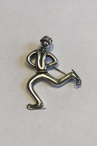 Evald Nielsen Sterling Silver Brooch