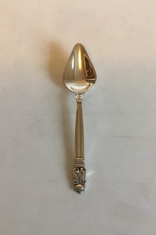 Georg Jensen Sterling Silver Grape Fruit Spoon Acorn No 075