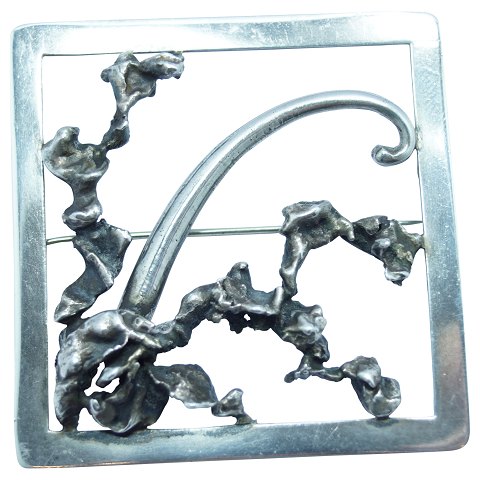 Aage Weimar; Brooch of sterling silver