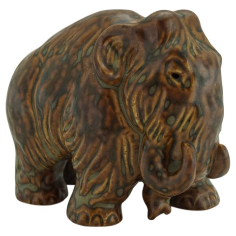 Mammoth in stoneware by Knud Kyhn for Royal Copenhagen