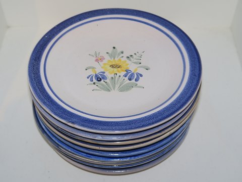 Lars Syberg art potteryBlue side plates 17.5 cm.