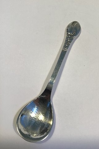 Evald Nielsen No 12 Silver Serving Spoon