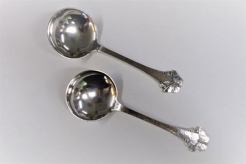 Butterfly. Silver (830). Serving spoon. Length 20 cm. Produced in 1957.