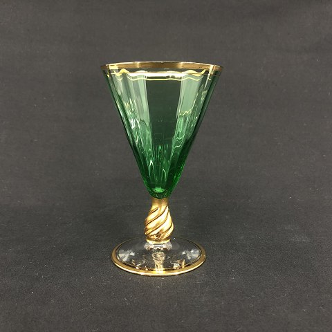 Grønt Ida hvidvinsglas
