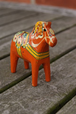 Red Dala horses from Sweden H 7cms