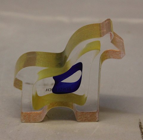 Kosta Boda Glass Horse 7 x 8 cm