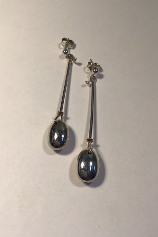 Georg Jensen Sterling Sølv Ørestikker Dew Drop Torun