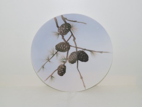 Royal Copenhagen 
Art Nouveau plate pine cones from 1898-1923