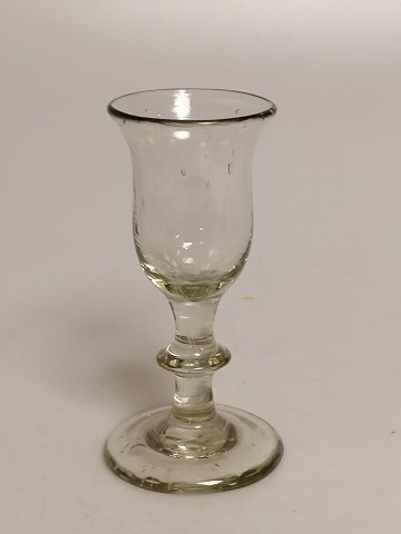 Bell-shaped snap glass Holmegaard