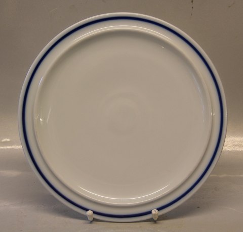 Marine HANK BLUE  Magnussen 716 Dinner plate 25.4 cm
 Bing & Groendahl White Dinnerware blue rim,