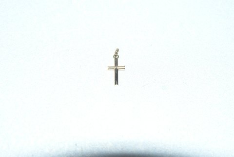 Pendant / charm cross in 14 carat gold