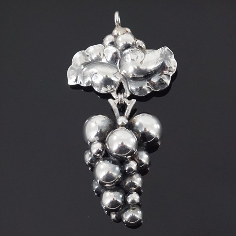 Georg Jensen brooch in silver or as pendant in model Grape