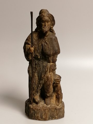 Helgenfigur af træ 19.Årh.