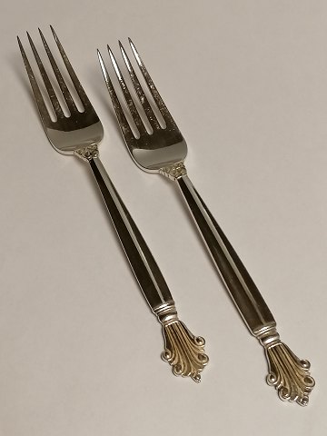 Georg Jensen Dronning spisegaffel f sterlingsølv 
længde 20cm.