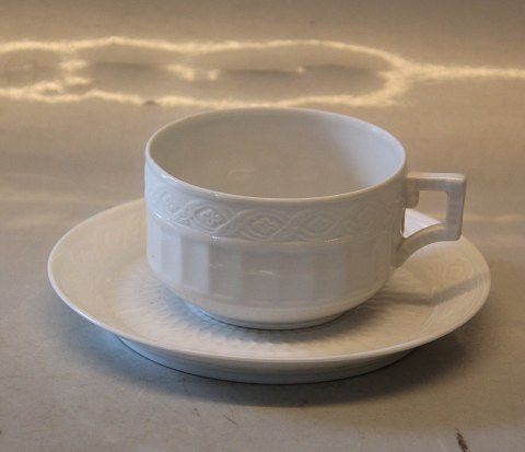 White Fan 11545 Tea cups  22 cl / 5 x 8.3 cm NO saucer 14.2 cm Royal Copenhagen