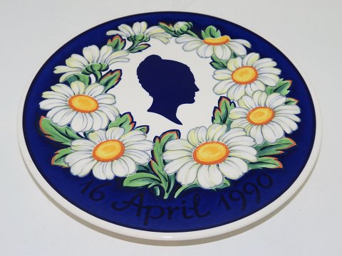 Royal Copenhagen Commemorative Plate from 1990
Queen Margrethe50th birthday