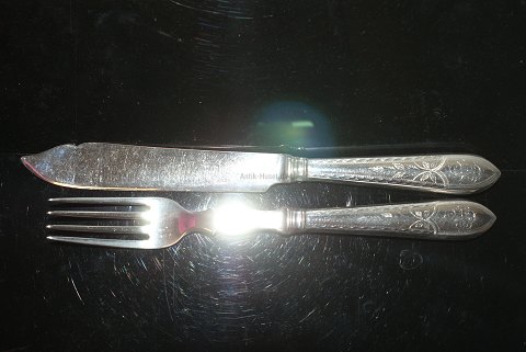 Fish cutlery Empire Silver With initials Engraved