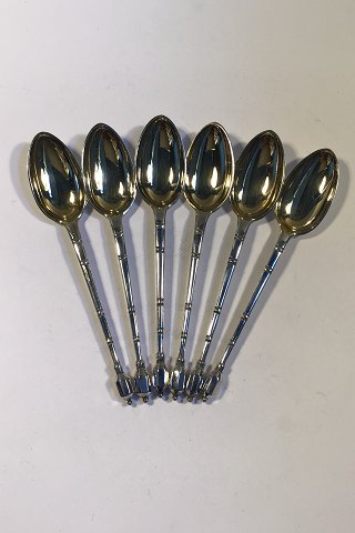 V. Christensen Silver Set of 6 Coffee Spoons