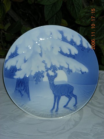 Bing & Grodahl  Christmas plate from 1905
