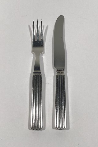 Georg Jensen Sterling Silver Bernadotte Fruit Knife/Fork