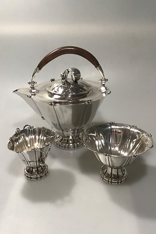 Georg Jensen Silver/Sterling Silver Tea Set No 4