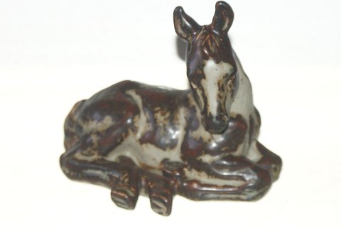 Royal Copenhagen Stoneware Figure, Lying Horse
Dec. Number 21516