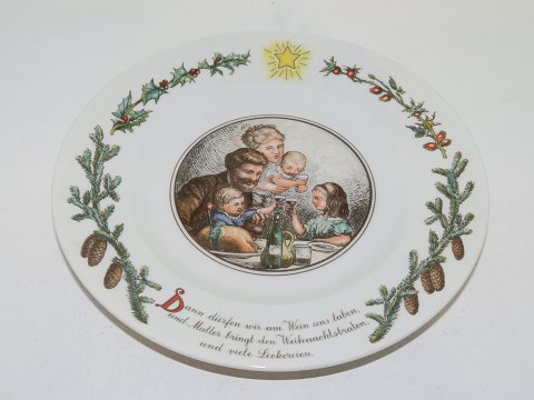 Peters ChristmasLarge side plate 19 cm. - Motive 6 German Language