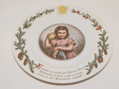 Peters ChristmasLarge side plate 19 cm. - Motive 3 German Language