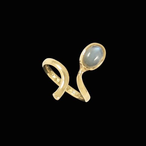 ソフトパープル GEORG JENSEN Torun collection リング 18KYG - 通販 