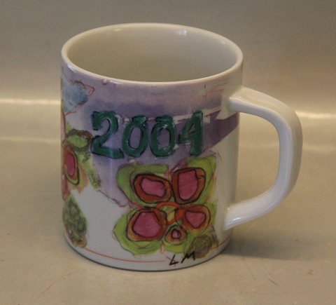 Large 2004 Lise Malinowsky	 Royal Copenhagen Faience Annual mugs 498 ca 10.3 cm