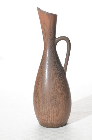 VASE FROM THE 1950S CARL-HARRY STALHANE FOR RORSTRAND BRAUN GLAZE  ON STONEWARE