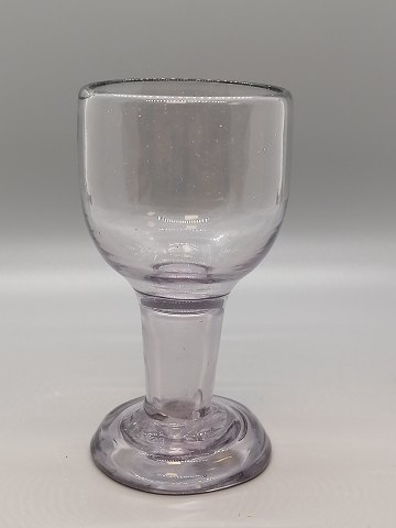 Wine glass on their smooth stem Conradsminde about 
1840-1850