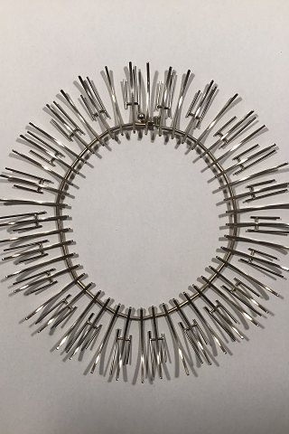 Bent Knudsen Modernist Sterling Silver Necklace No 197